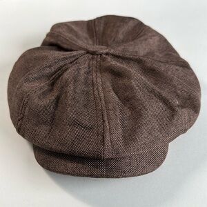 💜3/$15 Brown Newsboy Cap